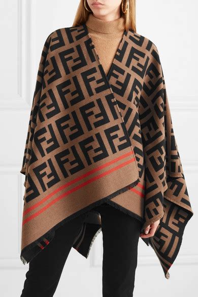 fendi scalf|fendi poncho women's.